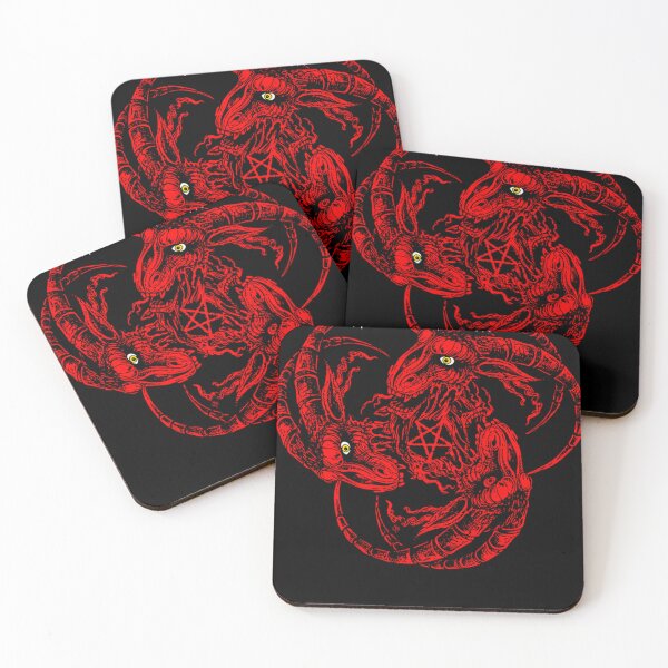 Item preview, Red Silhouette Doom Metal designed and sold by RetroVibeArty.