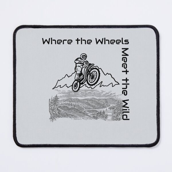 Item preview, Where the Wheels Meet the Wild designed and sold by CHIEF-HAT STORE.