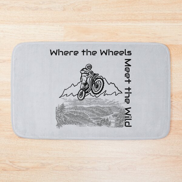 Item preview, Where the Wheels Meet the Wild designed and sold by CHIEF-HAT STORE.