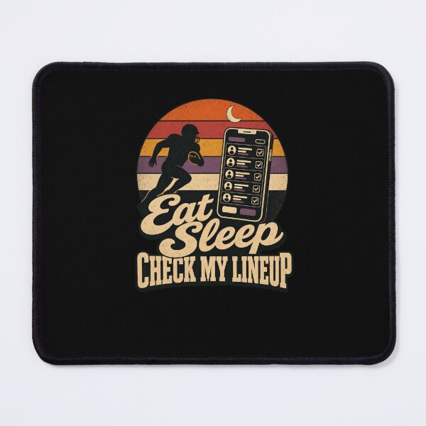 Item preview, Fantasy Football Lineup Manager Retro Sunset designed and sold by snowry.