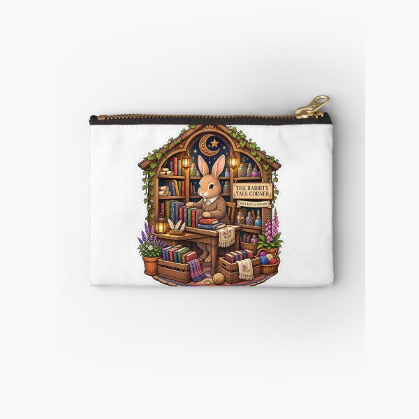 Item preview, The Rabbit’s Tale Corner | Fairy Tales & Folklore | Cozy Storybook Rabbit designed and sold by MrDev.