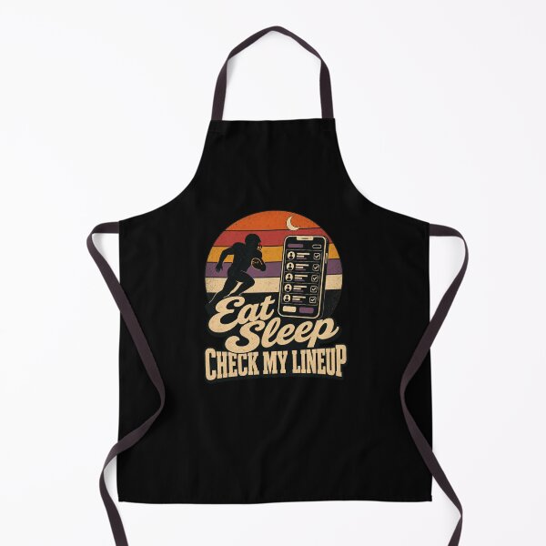 Item preview, Fantasy Football Lineup Manager Retro Sunset designed and sold by snowry.