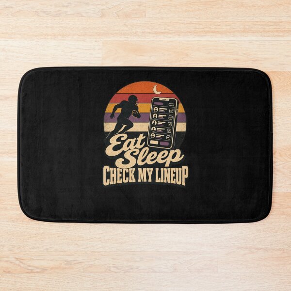Item preview, Fantasy Football Lineup Manager Retro Sunset designed and sold by snowry.