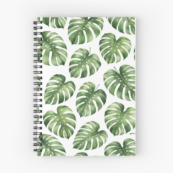 Item preview, Monstera Leaves Watercolour Tropical Pattern designed and sold by EcologicoolShp.