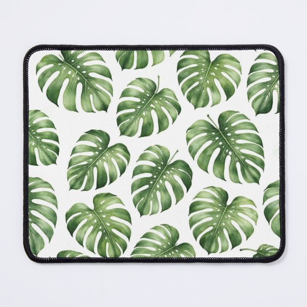 Item preview, Monstera Leaves Watercolour Tropical Pattern designed and sold by EcologicoolShp.