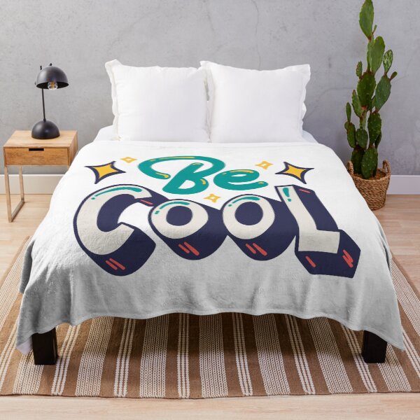 Item preview, Be Cool Retro Aesthetic Typography Quote designed and sold by Fatma Creates.