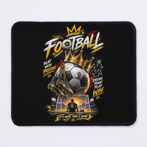 Item preview, Football Crown – Play With Passion designed and sold by LegendCourt.