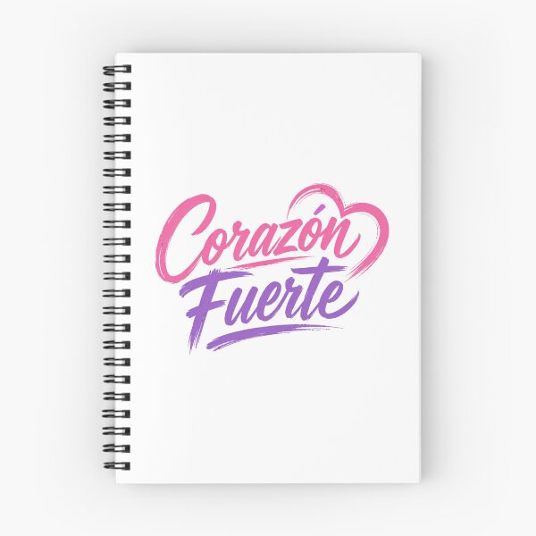 Item preview, Corazón Fuerte – Strong Heart Spanish Typography designed and sold by RJACreative.
