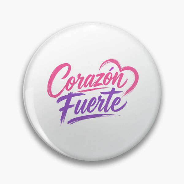 Item preview, Corazón Fuerte – Strong Heart Spanish Typography designed and sold by RJACreative.