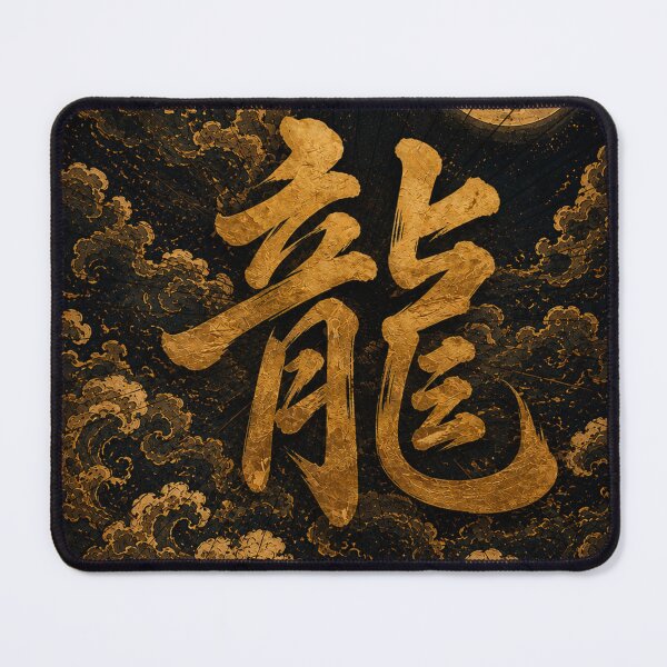 Item preview, Golden Dragon Moon Clouds designed and sold by Silent Japan Studio.