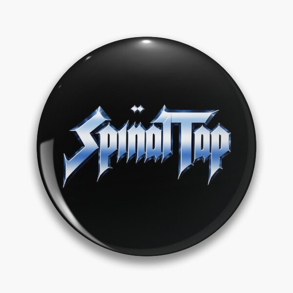 Item preview, Spinal Tap Chrome Logo designed and sold by BarevyAsStore.