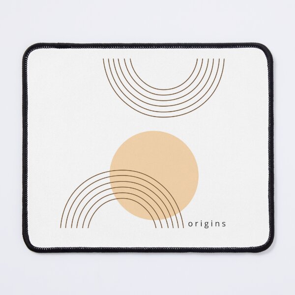 Item preview, Origins abstract boho sun with geometric arches designed and sold by ORIGINS LINES.