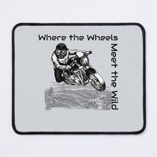 Item preview, Where the Wheels Meet the Wild-V2 designed and sold by CHIEF-HAT STORE.