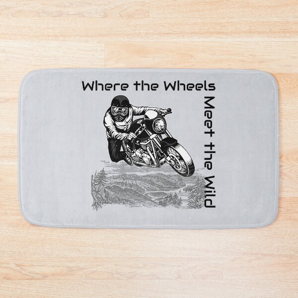 Item preview, Where the Wheels Meet the Wild-V2 designed and sold by CHIEF-HAT STORE.