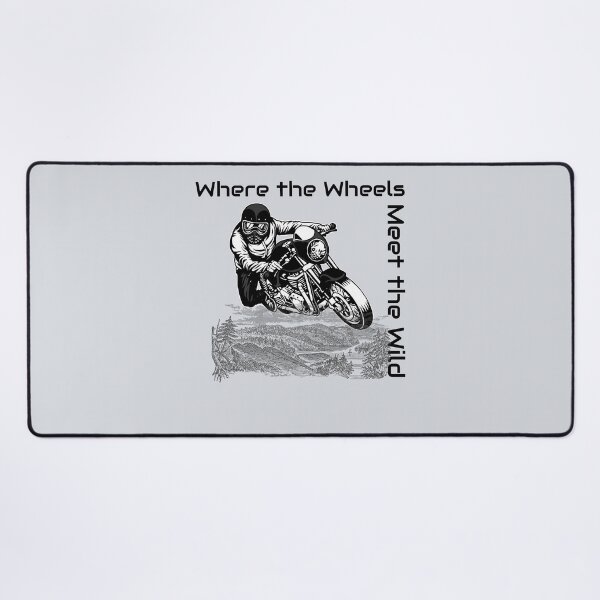 Item preview, Where the Wheels Meet the Wild-V2 designed and sold by CHIEF-HAT STORE.