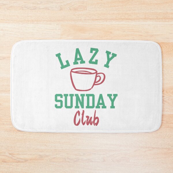 Item preview, Lazy Sunday Club Coffee Cup Cozy Lifestyle Weekend Vibes Design designed and sold by HYPNK.