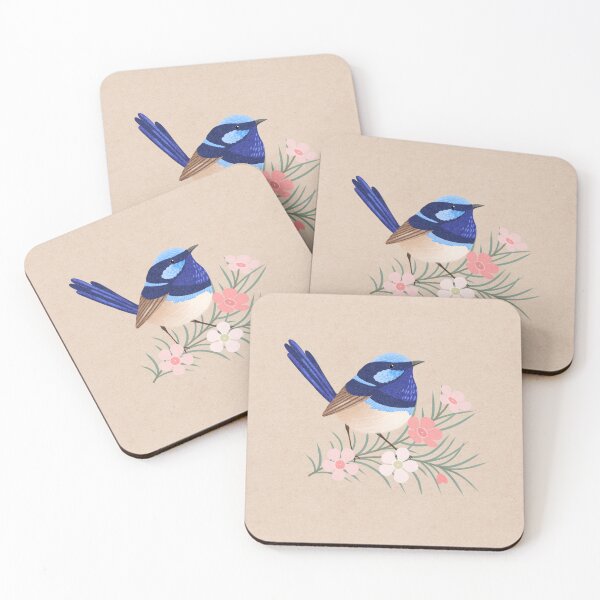Item preview, Fairywren and Geraldton Wax designed and sold by Caitie-M.