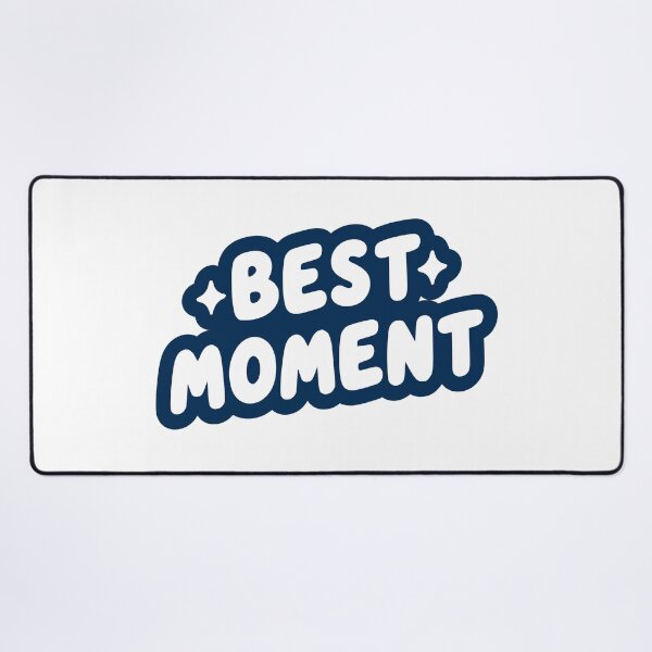 Item preview, Best Moment Retro Bubble Typography Quote designed and sold by Fatma Creates.