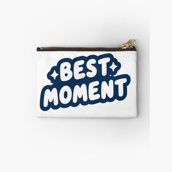 Item preview, Best Moment Retro Bubble Typography Quote designed and sold by     Fatma Creates.