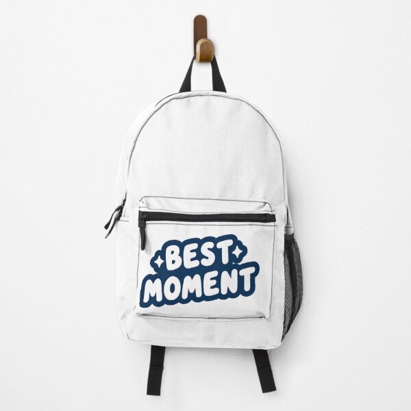 Item preview, Best Moment Retro Bubble Typography Quote designed and sold by Fatma Creates.
