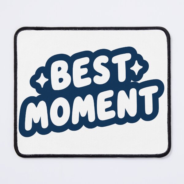 Item preview, Best Moment Retro Bubble Typography Quote designed and sold by     Fatma Creates.