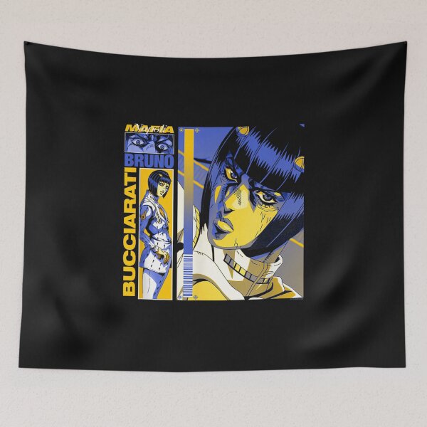Item preview, JJBA Bucciarati Gold and Purple Anime designed and sold by Bhasinhz.