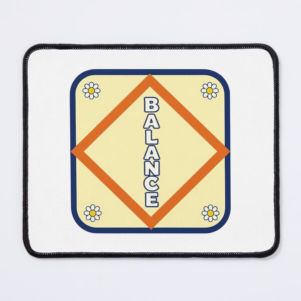 Item preview, Retro Balance Daisy Flower Geometric Typography Aesthetic designed and sold by FestivityFinds.