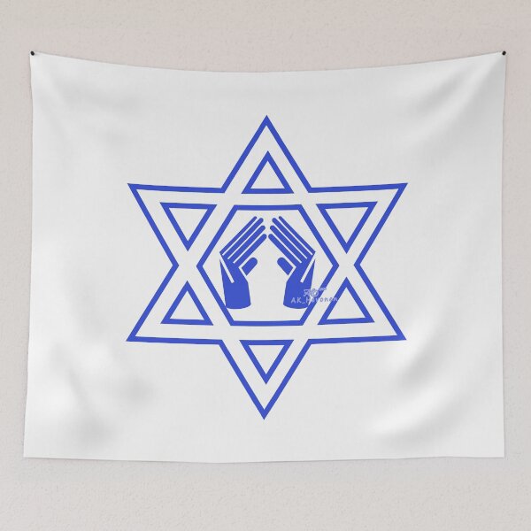 Item preview, Magen David, handmade graphic designed and sold by AK-Hevonen.