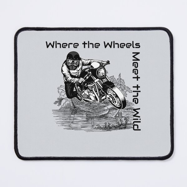 Item preview, Where the Wheels Meet the Wild-V3 designed and sold by CHIEF-HAT STORE.