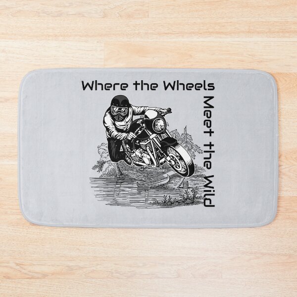 Item preview, Where the Wheels Meet the Wild-V3 designed and sold by CHIEF-HAT STORE.