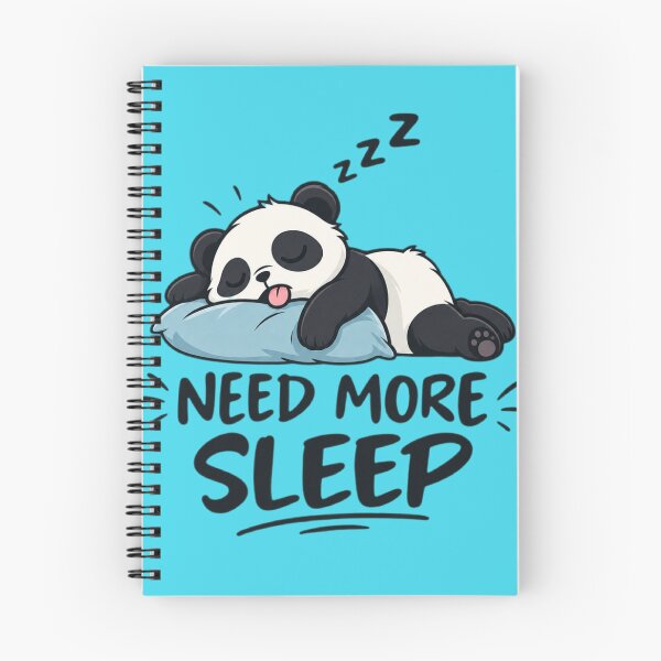 Item preview, Need More Sleep Cute Sleeping Panda T-Shirt Design designed and sold by Bekado.