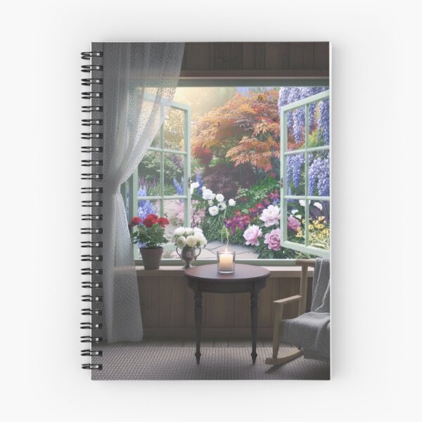 Item preview, Sunlit Window Garden Serenity Photo Print designed and sold by RevolveArt67.