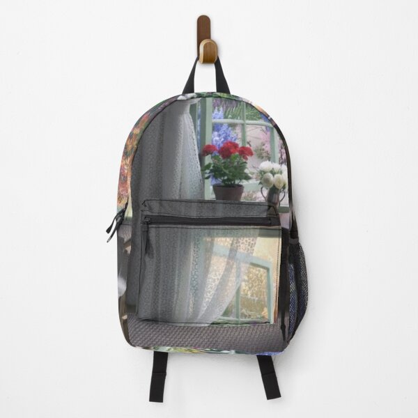 Item preview, Sunlit Window Garden Serenity Photo Print designed and sold by RevolveArt67.