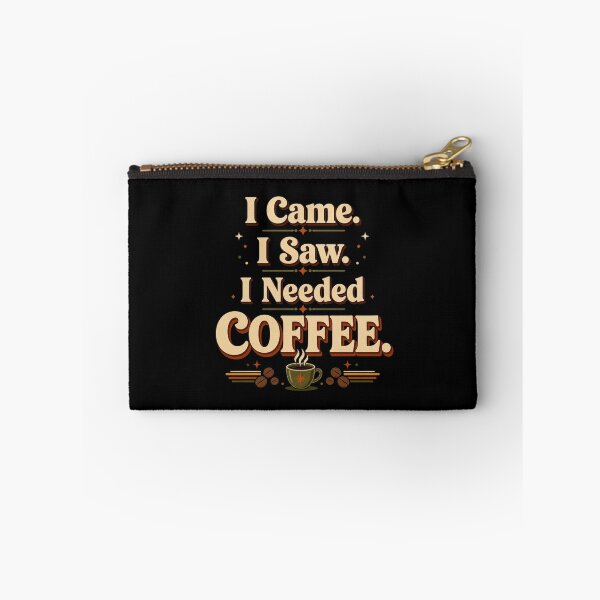 Item preview, I Came. I Saw. I Needed Coffee. | Funny Retro Coffee Typography Design designed and sold by Irene Catchmind.