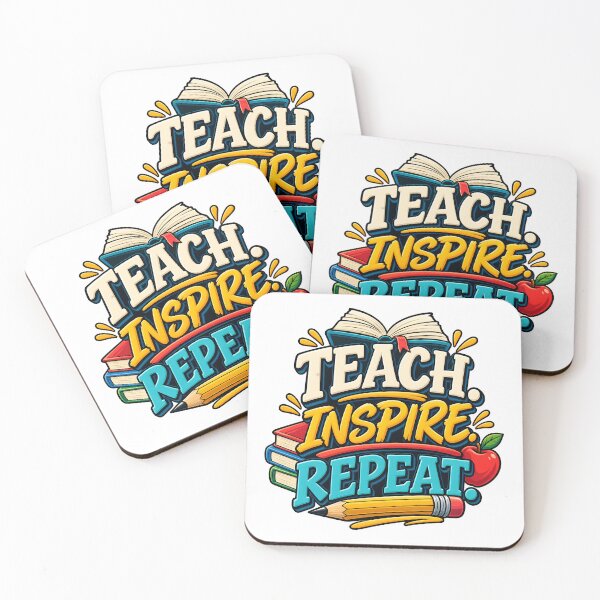 Item preview, Teach Inspire Repeat designed and sold by Ahsacom.