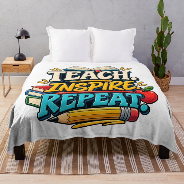 Item preview, Teach Inspire Repeat designed and sold by Ahsacom.