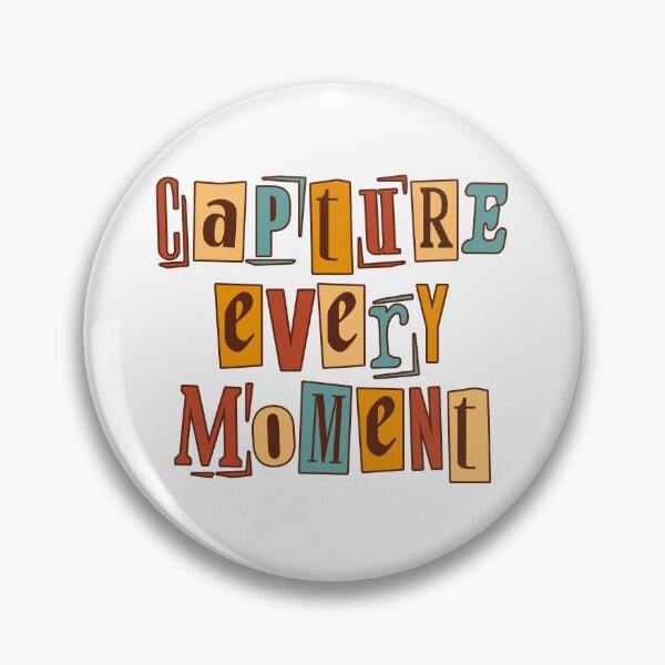 Item preview, Retro Capture Every Moment Typography designed and sold by     Fatma Creates.