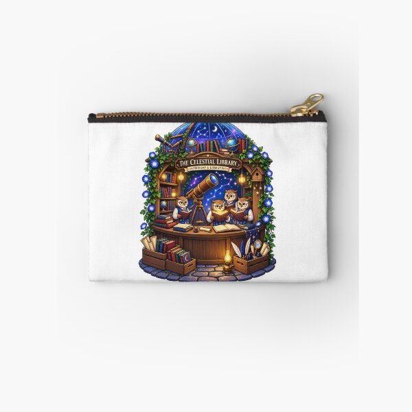 Item preview, The Celestial Library | Owl Astronomers & Magical Books | Fantasy Astronomy designed and sold by MrDev.