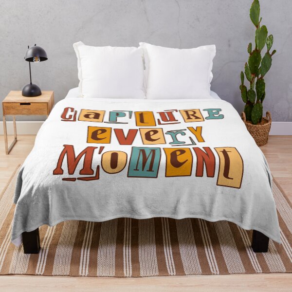 Item preview, Retro Capture Every Moment Typography designed and sold by Fatma Creates.