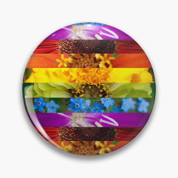 Item preview, Rainbow Floral Stripes designed and sold by PhotoArtbyGrace.