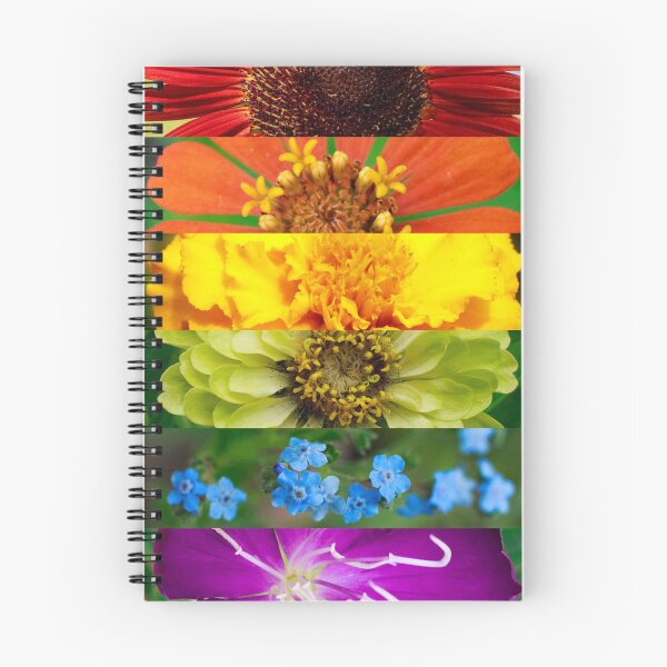Item preview, Rainbow Floral Stripes designed and sold by PhotoArtbyGrace.