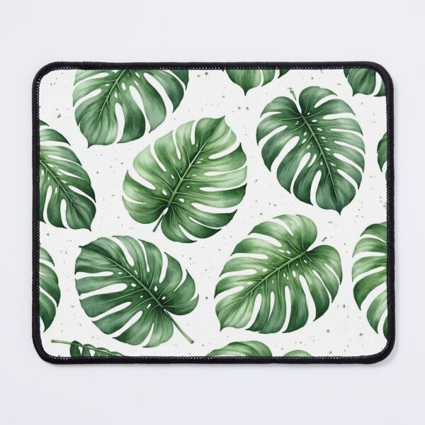 Item preview, Watercolour Monstera Leaves Tropical Pattern designed and sold by EcologicoolShp.
