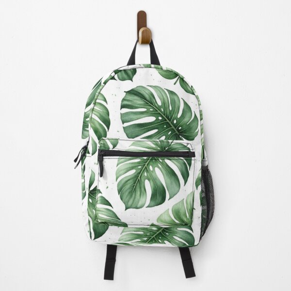 Item preview, Watercolour Monstera Leaves Tropical Pattern designed and sold by EcologicoolShp.