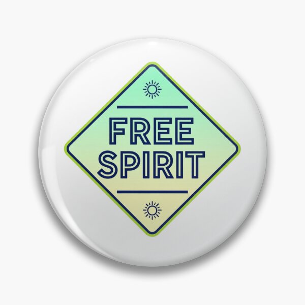 Item preview, Free Spirit Retro Sun Diamond Badge Aesthetic designed and sold by FestivityFinds.