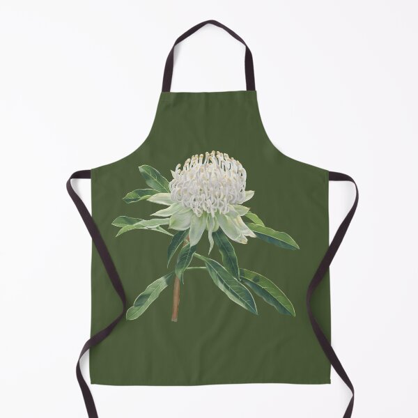 Item preview, White Waratah Australian Botanical Watercolor designed and sold by GabrielleStudio.