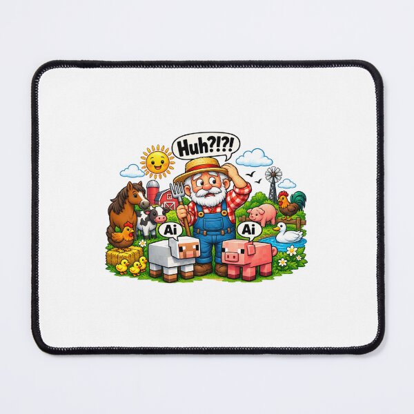 Item preview, Old MacDonald Had a Farm – AI AI Huh?! Funny Artificial Intelligence Pun designed and sold by YourOldMate.