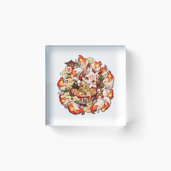 Item preview, Kitsune Ramen | Nine-Tailed Fox Japanese Noodles | Japanese Food Fantasy designed and sold by MrDev.