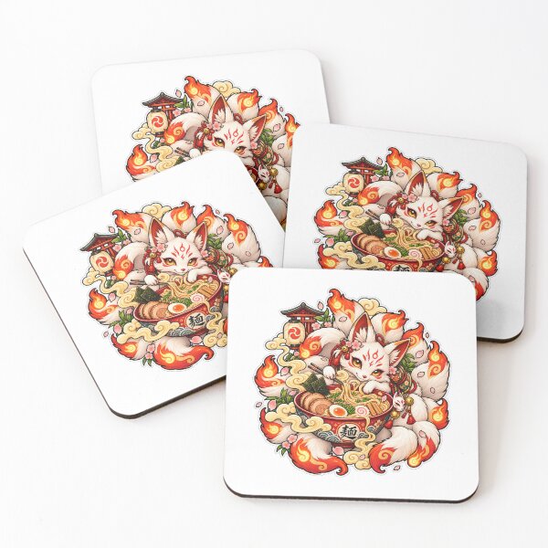 Item preview, Kitsune Ramen | Nine-Tailed Fox Japanese Noodles | Japanese Food Fantasy designed and sold by MrDev.
