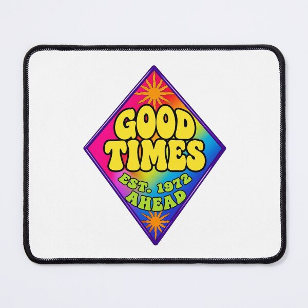 Item preview, Retro Good Times Ahead 1972 Groovy Rainbow  designed and sold by FestivityFinds.
