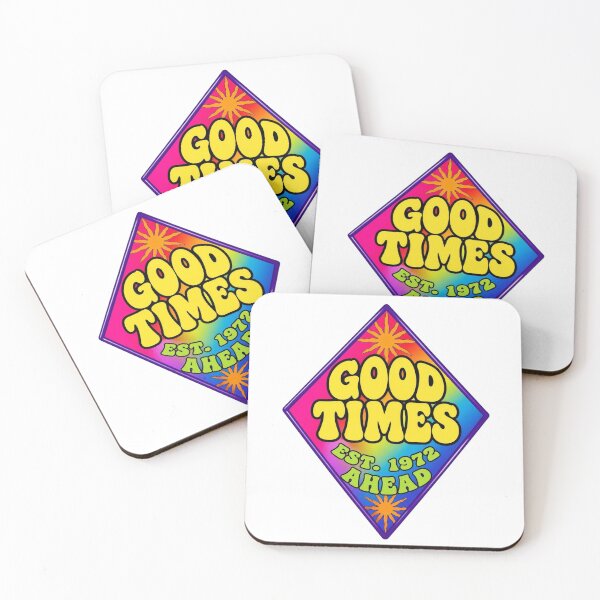 Item preview, Retro Good Times Ahead 1972 Groovy Rainbow  designed and sold by FestivityFinds.